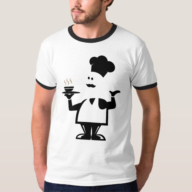 Chef holding a bowl of soup T-Shirt (Front)