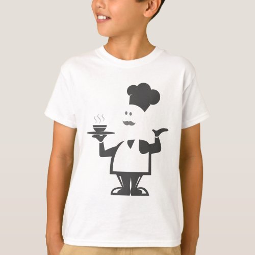 Chef holding a bowl of soup T_Shirt