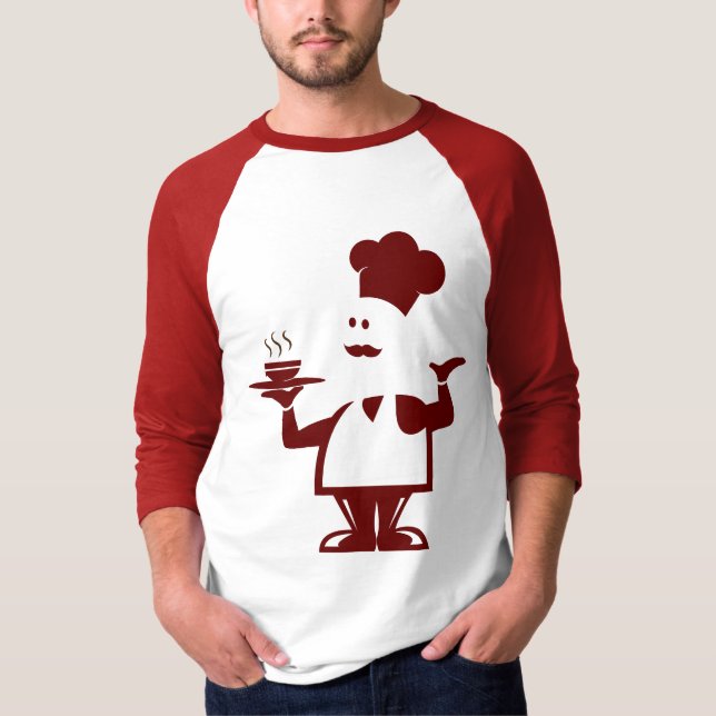 Chef holding a bowl of soup T-Shirt (Front)