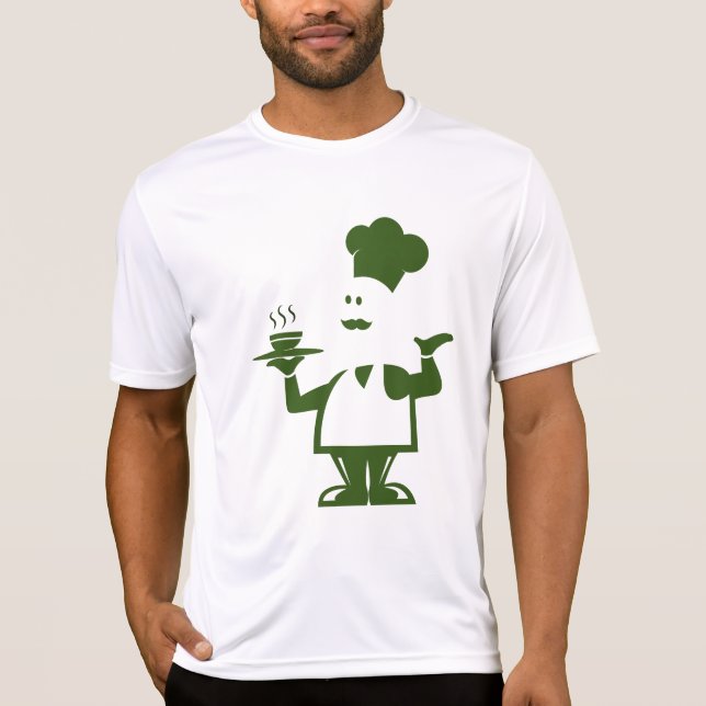 Chef holding a bowl of soup T-Shirt (Front)