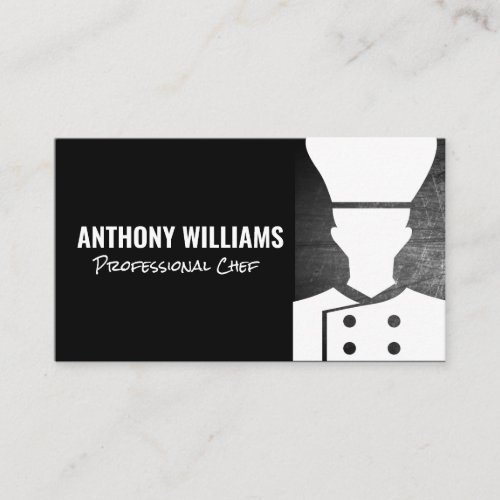 Chef Illustration  Cooking Business Card