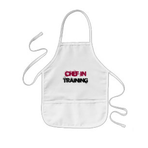 CHEF IN TRAINING baby bib Kids' Apron