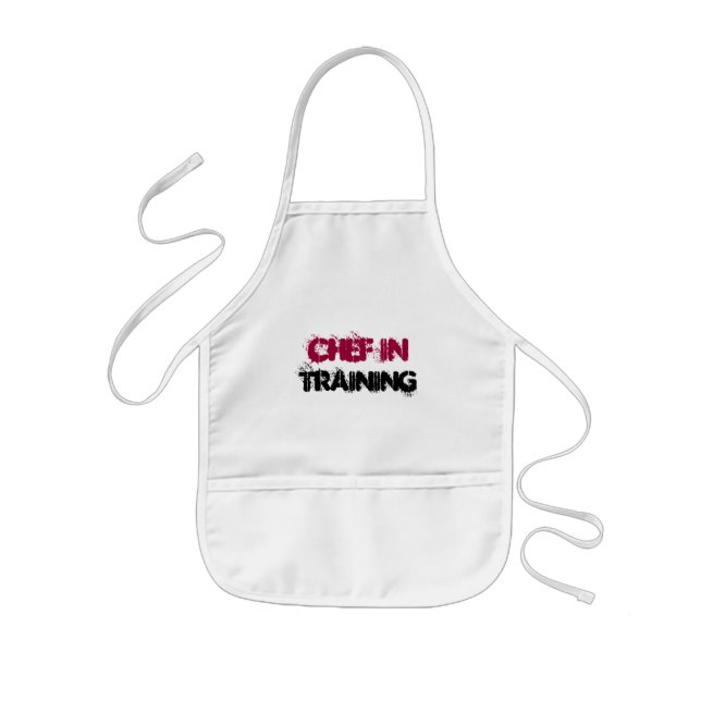 CHEF IN TRAINING baby bib Kids' Apron (Front)