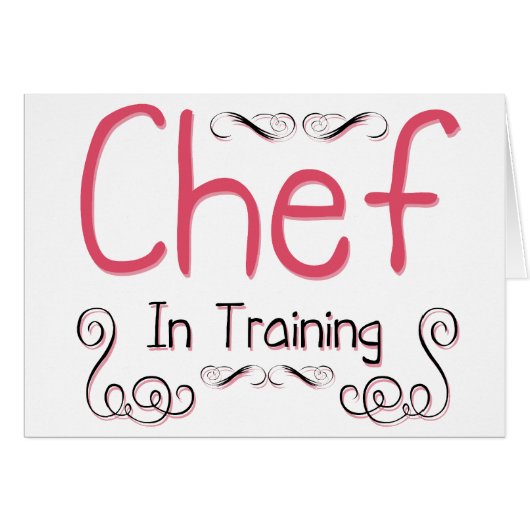 Chef in Training Cards (Front Horizontal)