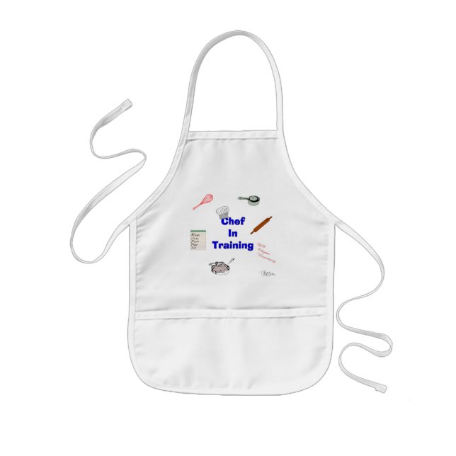 Chef in Training Kids' Apron (Front)