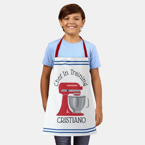Chef In Training Mixer All_Over Print Apron