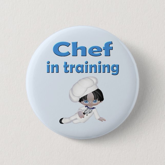 Chef In Training Pinback Button (Front)