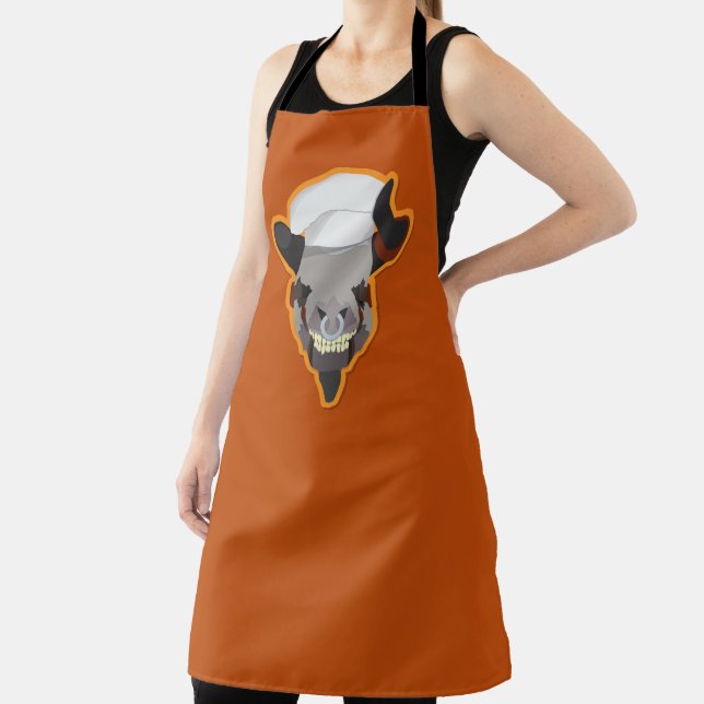 Chef J the Minotaur Apron (Insitu)