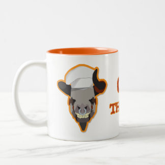 Chef J the Minotaur w/Text Two-Tone Coffee Mug