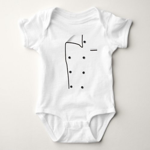 Chef Jacket Baby Bodysuit