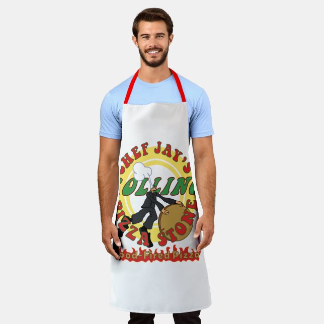 Chef Jay's Rolling Pizza Stone Apron (Worn)