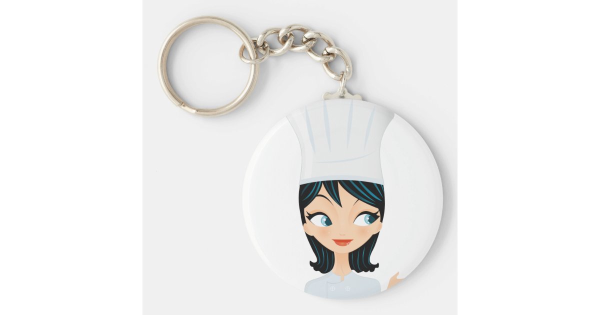 Chef Keychain | Zazzle