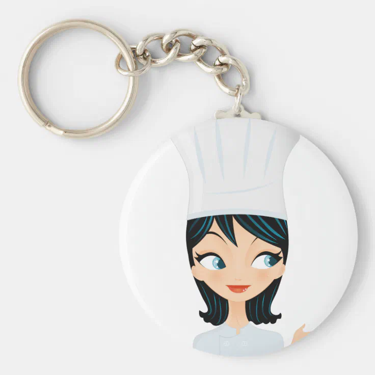 Chef Keychain | Zazzle