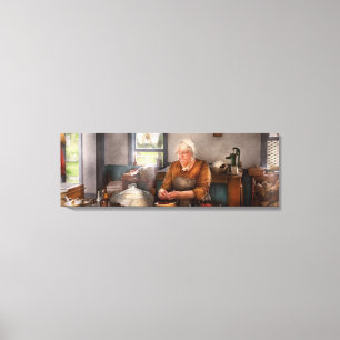 Chef - Kitchen - Cleaning cherries Canvas Print