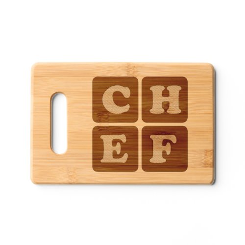 Chef Kitchen Gift Cutting Board