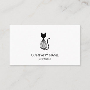 Chef Kitchen Whisk Tool Catering Whisker Cat Business Card