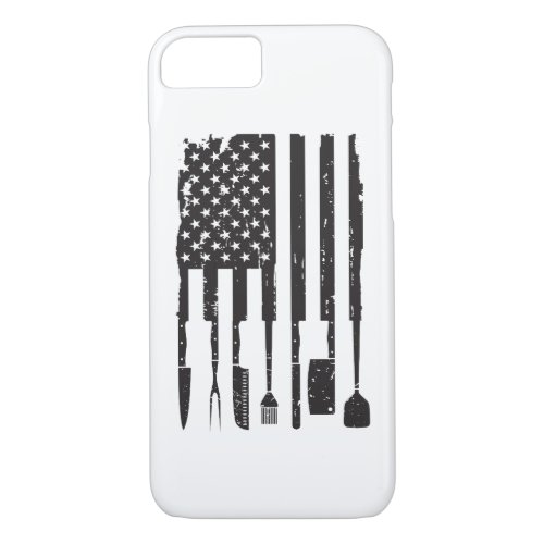 Chef Knife Cook Culinary Knives American Flag Gift iPhone 87 Case