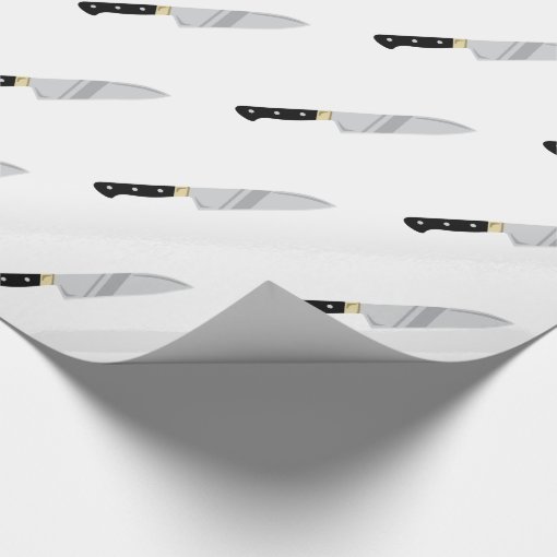 Chef Knife Wrapping Paper Zazzle