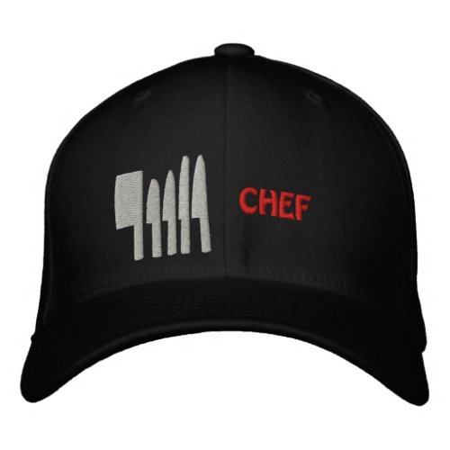 Chef Knives Embroidered Cap