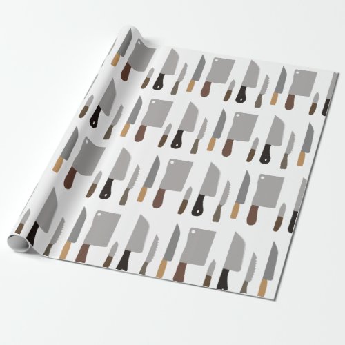 Chef Knives Wrapping Paper