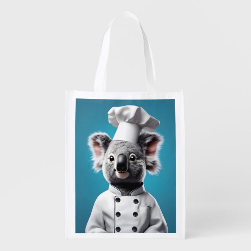 Chef Koala Grocery Bag