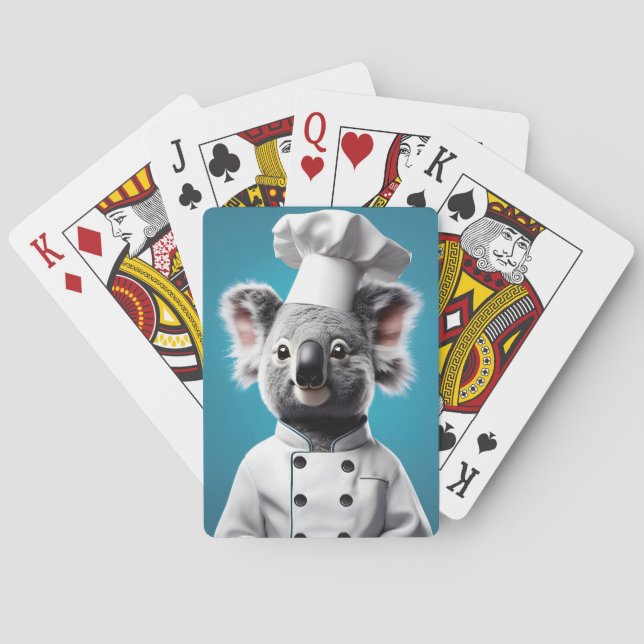Chef Koala Poker Cards (Back)