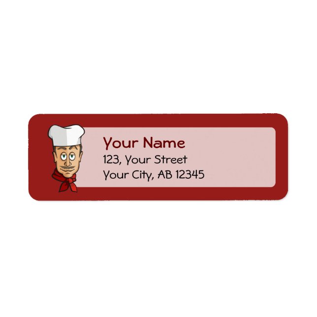 Chef Label (Front)