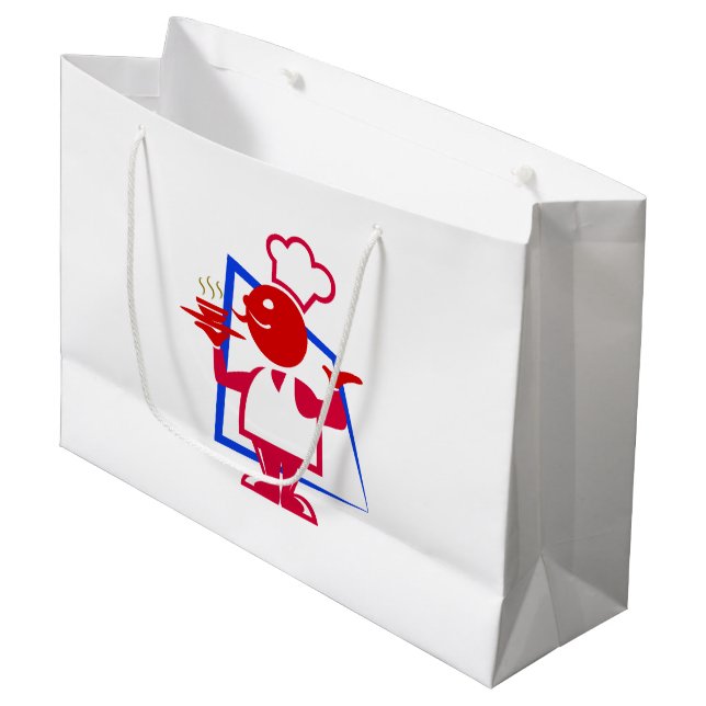 Chef Large Gift Bag (Front Angled)