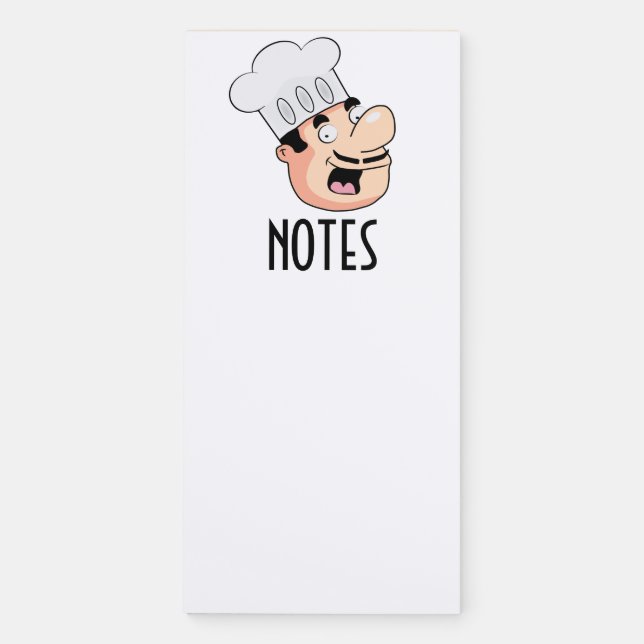Chef Larry! Magnetic Notepad (Front)