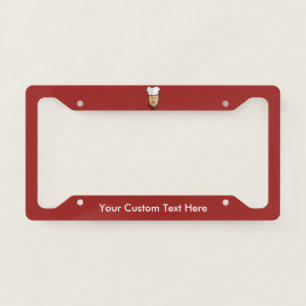 Chef License Plate Frame
