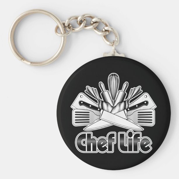Chef Keychains No Minimum Quantity Zazzle