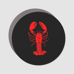 Chef & lobster Cartoon lobster Lovers Gift Car Magnet