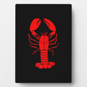 Chef & lobster   Cartoon lobster Lovers Gift Plaque