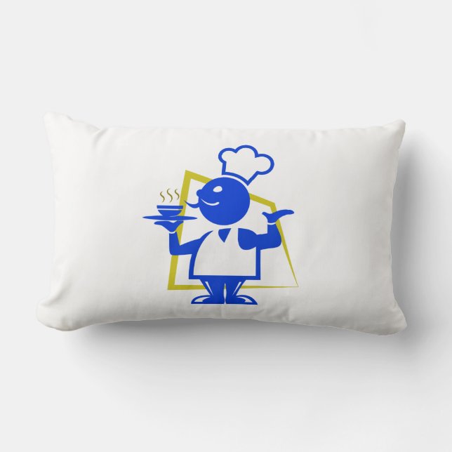 Chef Lumbar Pillow (Front)