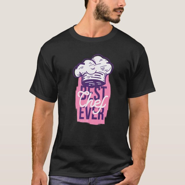 Chef Men Women Cook Pastry Chef Cooking Food T-Shirt (Front)