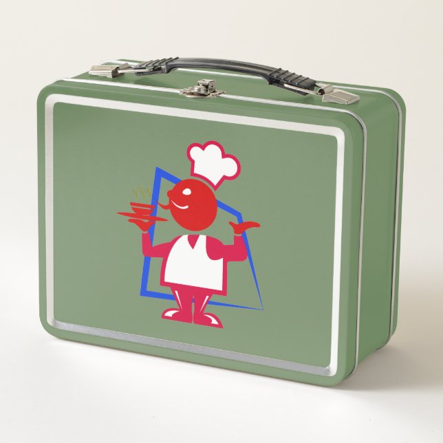 Chef Metal Lunch Box (Front)