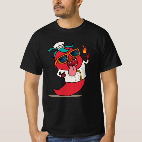 Chef mexican chili pepper T_Shirt