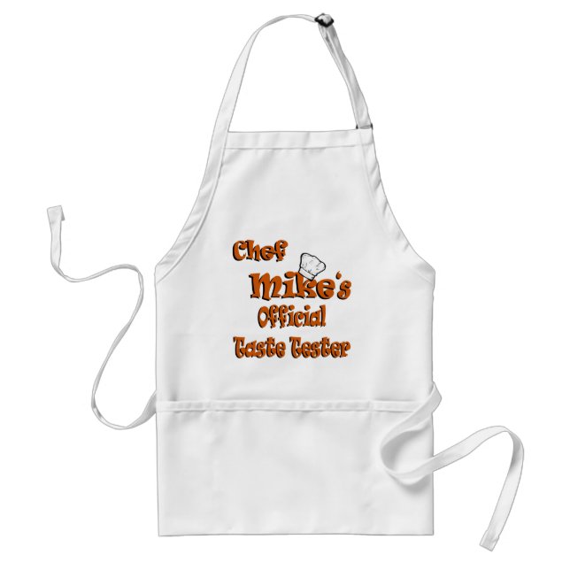 Chef Mike's taste tester Adult Apron (Front)