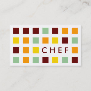 CHEF (mod squares) Business Card