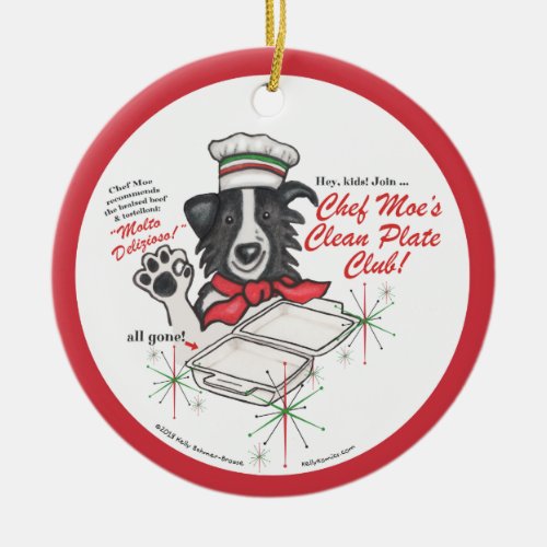 Chef Moes Clean Plate Club Ornament