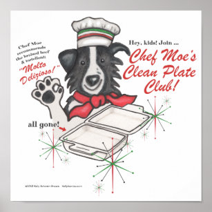 Chef Moe's Clean Plate Club Poster