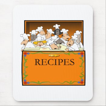 Chef Mousepad by occupationtshirts at Zazzle