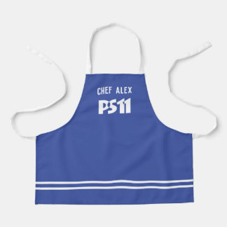 Chef Name and School Logo Personalized Kids Apron