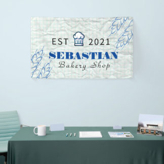  Chef Name Bakery Shop logo Banner
