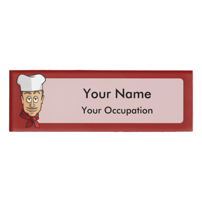 Chef Name Tag (Front)