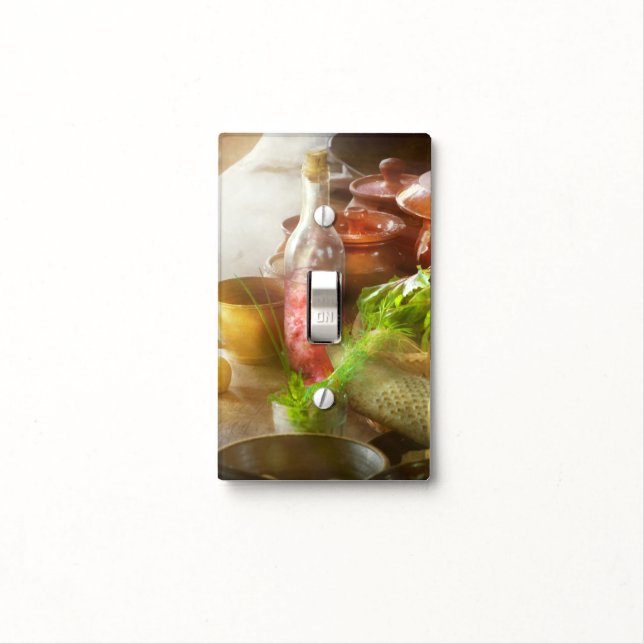 Chef - Natural Foods Light Switch Cover (In Situ)