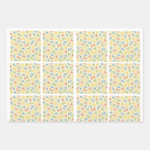 Chef Noodle Doodle Scribble Pattern Wrapping Paper