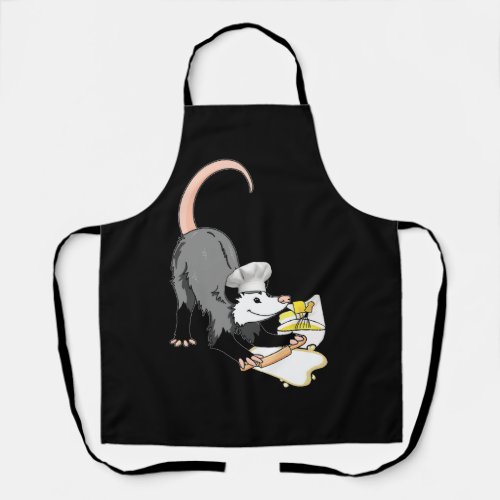 Chef Opossum Possum In A Chefs Hat Master Cooking  Apron