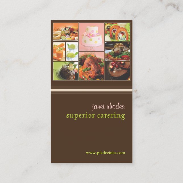 Chef or Catering business cards (Front)