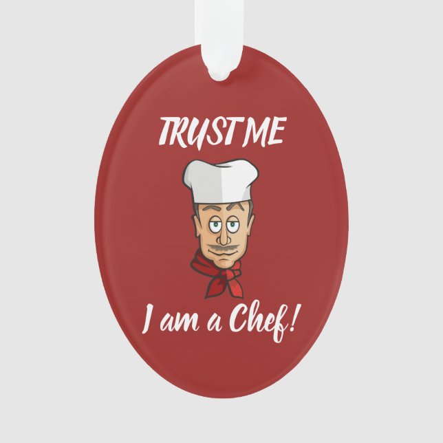 Chef Ornament (Front)